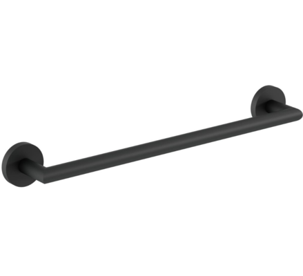Toallero Acero Inoxidable Negro 40cm